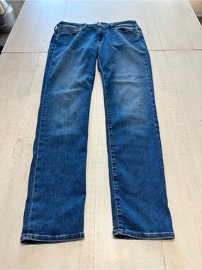 Mavi Women's Emma Slim Boyfriend Medium Wash Blue Stretch Denim Jeans 30x32